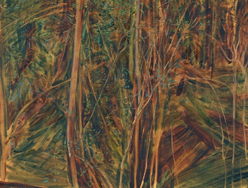 The Forest, 30" x 40" , oil on linen, 2007, private collection.